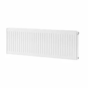 Flomasta Type 21 Double-Panel Plus Single Convector Radiator 400 x 1100mm White 3591BTU 1 Flomasta Type 21 Double-Panel Plus Single Convector Radiator 400 x 1100mm White 3591BTU