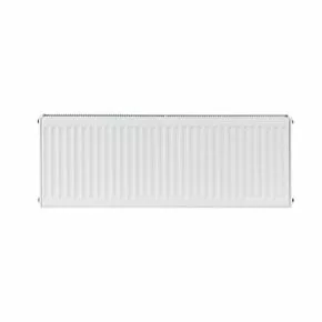 Flomasta Type 22 Double-Panel Double Convector Radiator 400 x 1100mm White 4571BTU 2 Flomasta Type 22 Double-Panel Double Convector Radiator 400 x 1100mm White 4571BTU - Image 2