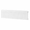 Flomasta Type 21 Double-Panel Plus Single Convector Radiator 300 x 1200mm White 3102BTU