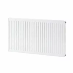 Flomasta Type 21 Double-Panel Plus Single Convector Radiator 600 x 1000mm White 4560BTU