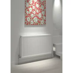 Kudox Premium Type 21 Double-Panel Plus Single Convector Radiator 600 x 700mm White 3181BTU -Central Heating Radiators shop 67342 A4